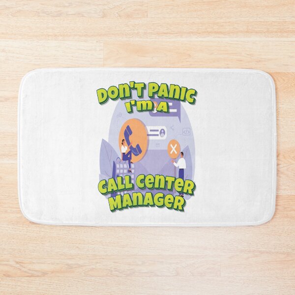Item preview, Don't Panic I'm A Call Center Manager designed and sold by GoodVibesWX9.