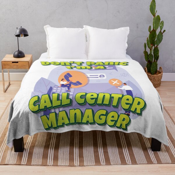 Item preview, Don't Panic I'm A Call Center Manager designed and sold by GoodVibesWX9.