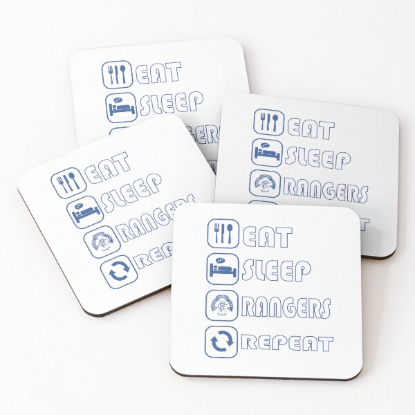 Item preview, Eat Sleep Football Repeat! Rangers Fan Art Work, Football Fan Gift  designed and sold by FootyLocker.