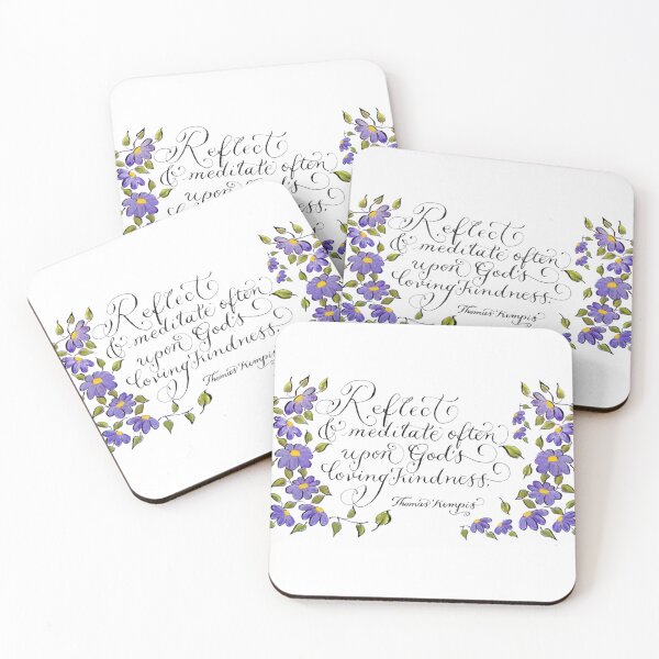 Item preview, Reflect and meditate inspirational quote designed and sold by Melissa Renee.