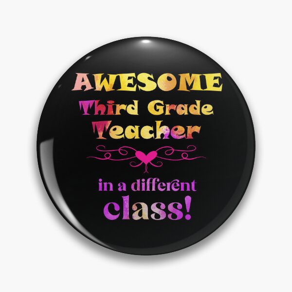 Item preview, AWESOME Third Grade Teacher in a different class designed and sold by captainpeter.
