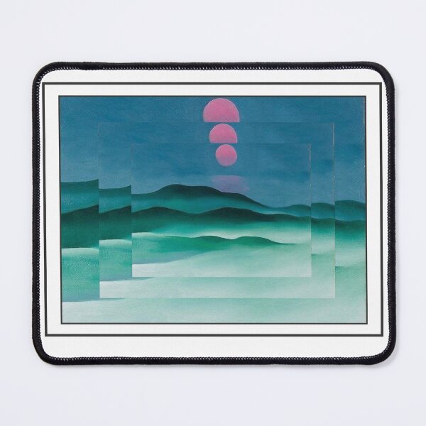 Item preview, Georgia okeeffe pink moon over water designed and sold by angel ml.