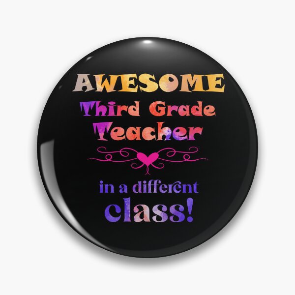 Item preview, AWESOME Third Grade Teacher in a different class designed and sold by captainpeter.
