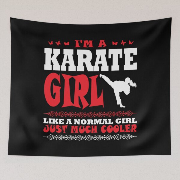 Item preview, Vintage Karate Girl Quotes Martial Arts designed and sold by Trostberger.