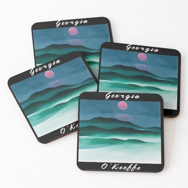 Item preview, Georgia O'Keeffe Pink Moon Over Water designed and sold by hyuli-.