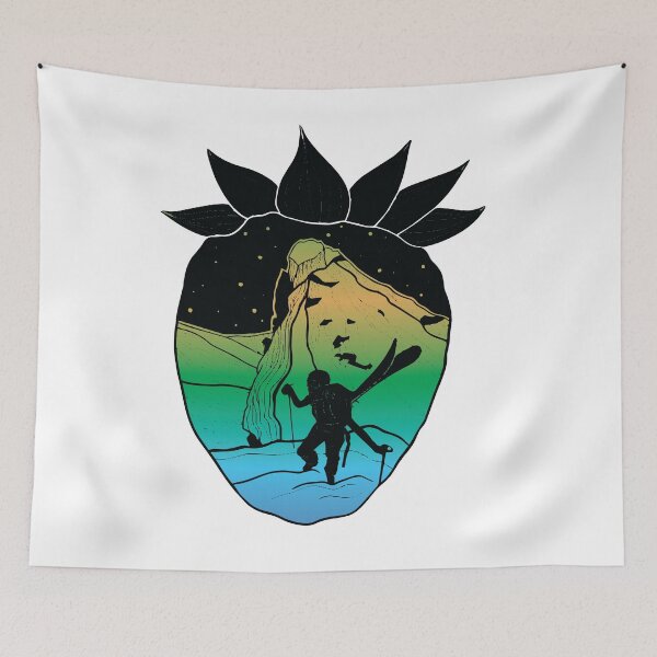 Item preview, pineapple on mountains designed and sold by XXgooddeedXX.