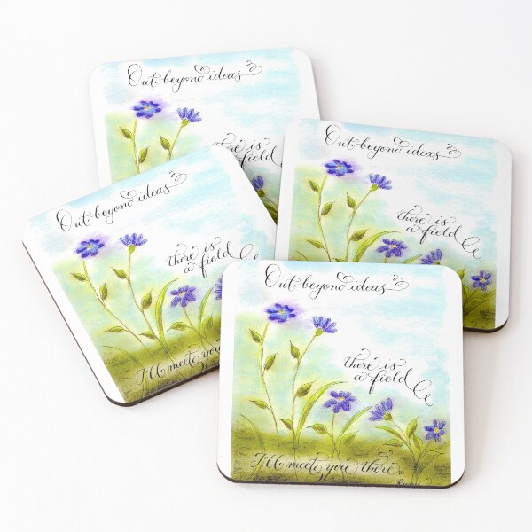 Item preview, There is a field handwritten inspirational quote designed and sold by Melissa Renee.
