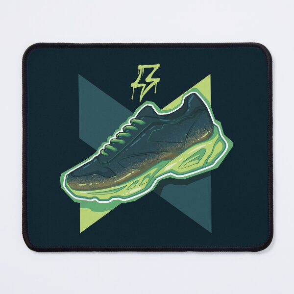 Item preview, Urban Sneaker Design for T-shirts & Stickers - Graffiti Style Green Theme Urban Sneaker designed and sold by YABODesigns.