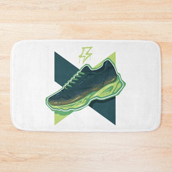Item preview, Urban Sneaker Design for T-shirts & Stickers - Graffiti Style Green Theme Urban Sneaker designed and sold by YABODesigns.