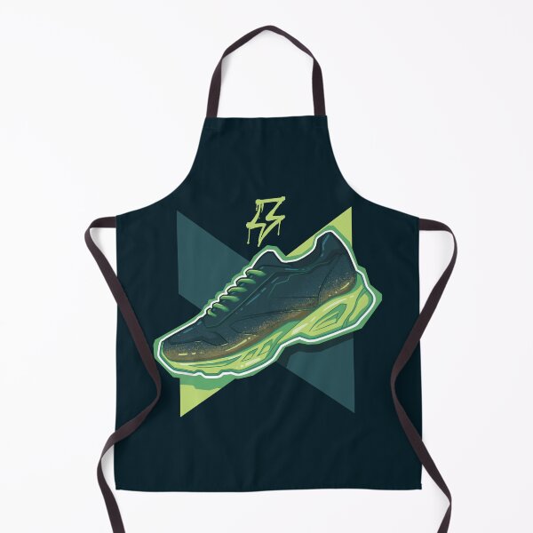 Item preview, Urban Sneaker Design for T-shirts & Stickers - Graffiti Style Green Theme Urban Sneaker designed and sold by YABODesigns.