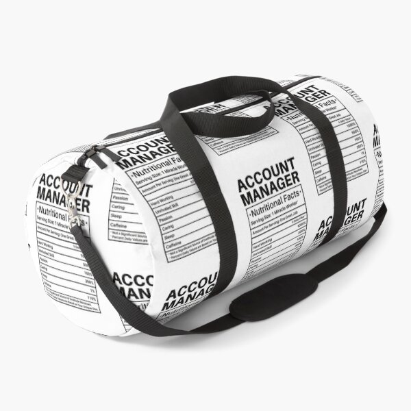 Item preview, Account Manager Nutritional Facts: Funny Account Managers Gift designed and sold by Adexyl.