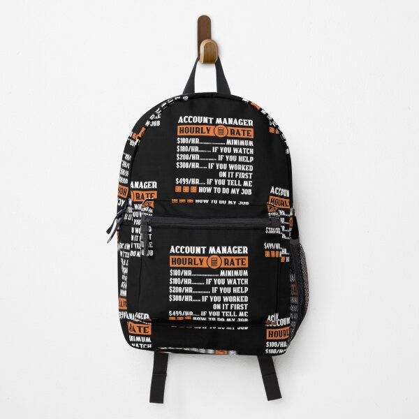 Item preview, Account Manager Hourly Rate: Funny Account Management Gift designed and sold by Adexyl.