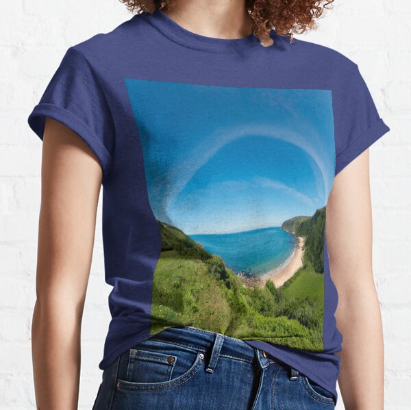 Kinnagoe Bay Panorama Classic T-Shirt