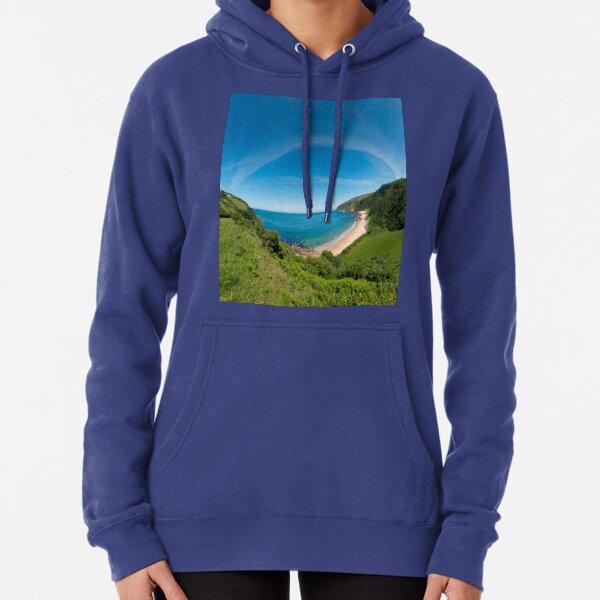 Kinnagoe Bay Panorama Pullover Hoodie