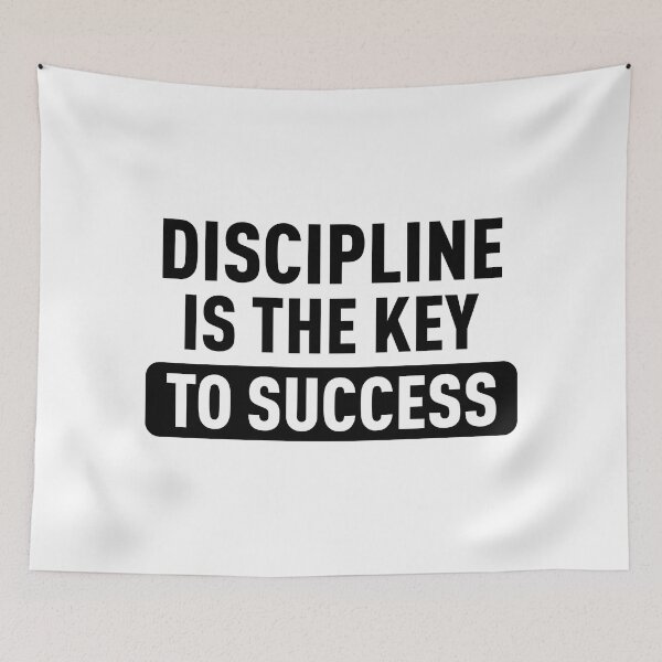 Item preview, Discipline is the Key to Sucess - Inspirational Quote (Original) designed and sold by FilipeFerreira.