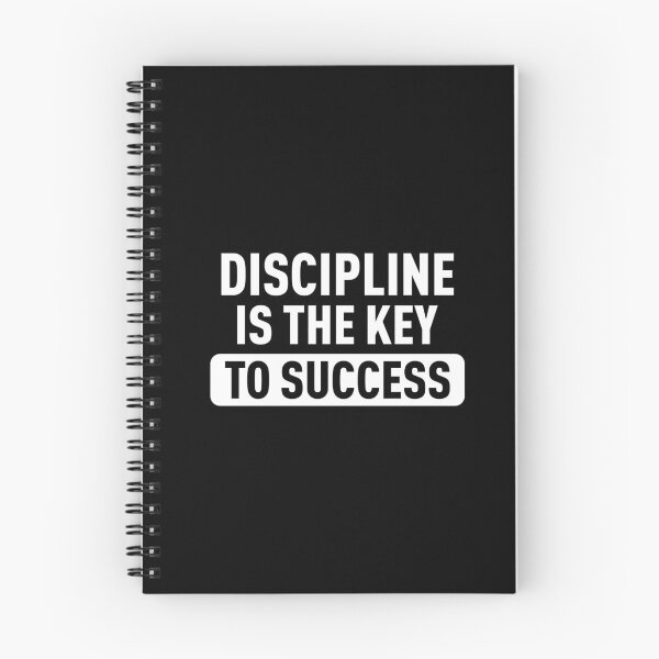 Item preview, Discipline is the Key to Sucess - Inspirational Quote (White) designed and sold by FilipeFerreira.
