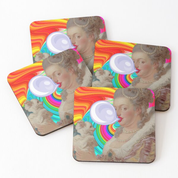 Item preview, Vintage woman blowing a bubble with chewing gum designed and sold by nisscreations.