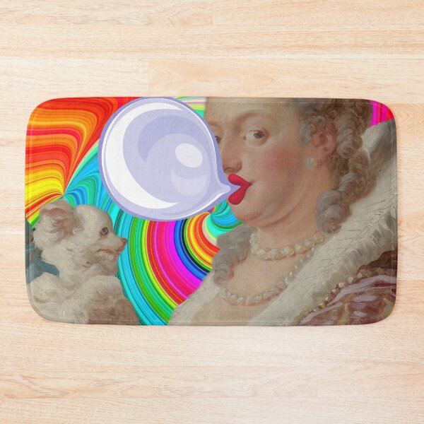Item preview, Vintage woman blowing a bubble with chewing gum designed and sold by nisscreations.