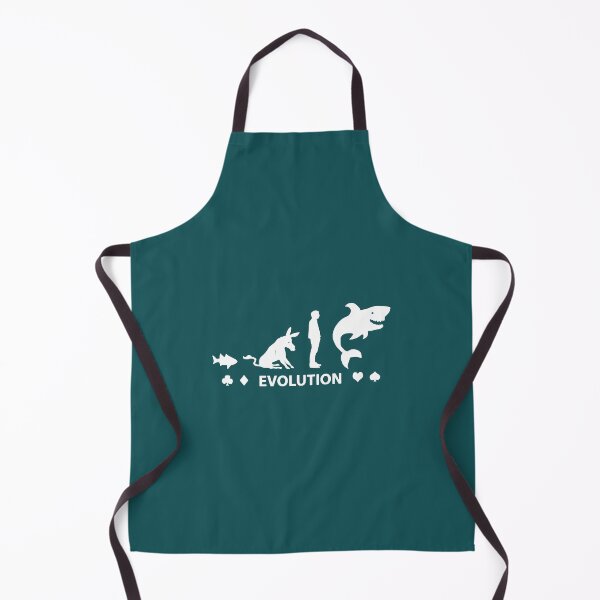 Item preview, Poker Fish To Shark Evolution Mens Funny Poker designed and sold by AdamKroen.