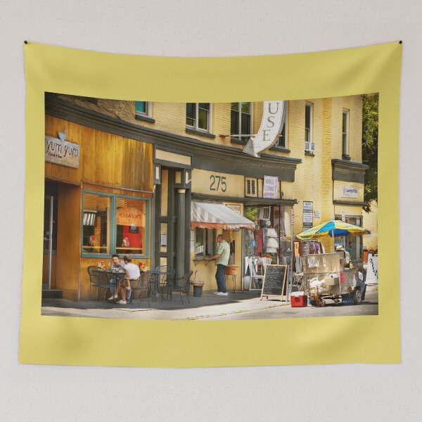 Item preview, City - Kingston, NY - Eating in the Stockade District designed and sold by Mike Savad Photography.