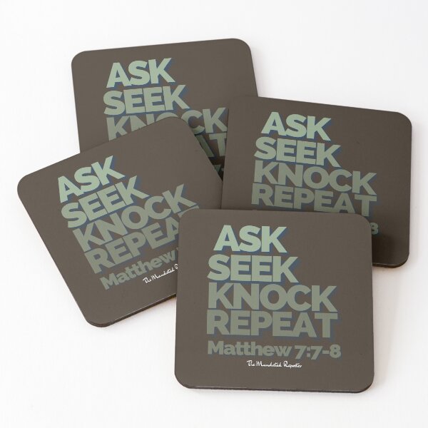 Item preview, Ask Seek, Knock Repeat - Agate designed and sold by TheReporter1.