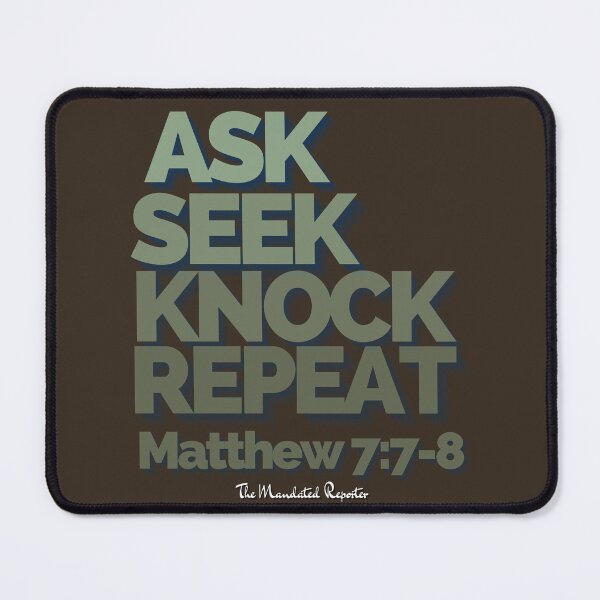 Item preview, Ask Seek, Knock Repeat - Agate designed and sold by TheReporter1.