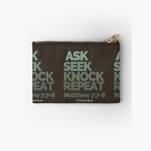 Item preview, Ask Seek, Knock Repeat - Agate designed and sold by TheReporter1.
