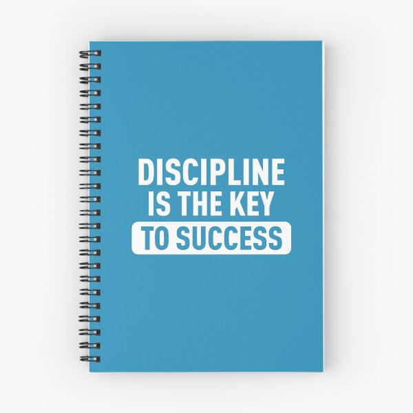 Item preview, Discipline is the Key to Sucess - Inspirational Quote (Blue BG) designed and sold by FilipeFerreira.