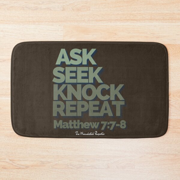 Item preview, Ask Seek, Knock Repeat - Agate designed and sold by TheReporter1.