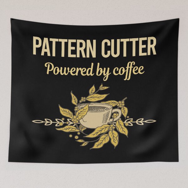 Item preview, Powered By Coffee Pattern Cutter designed and sold by toniabrendaom.