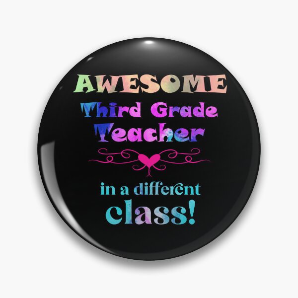 Item preview, AWESOME Third Grade Teacher in a different class designed and sold by captainpeter.
