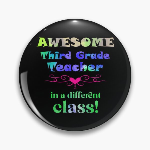 Item preview, AWESOME Third Grade Teacher in a different class designed and sold by captainpeter.