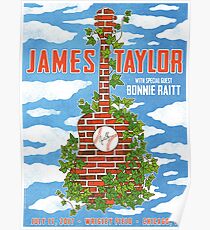 james taylor Wrigley field July 17 2017 chicago Poster