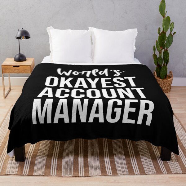 Item preview, World's Okayest Account Manager: Funny Account Management Gift designed and sold by Adexyl.