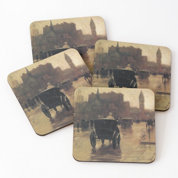 Item preview,  Columbus Avenue, Rainy Day - Frederick Childe Hassam designed and sold by Vintage Designs +.