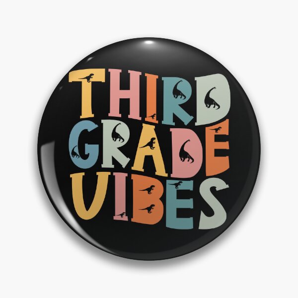Item preview, Third Grade Vibes Dinosaur - 3rd Grade Vibes - 3rd Grade Team designed and sold by Luvjesus2.