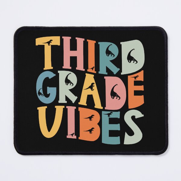 Item preview, Third Grade Vibes Dinosaur - 3rd Grade Vibes - 3rd Grade Team designed and sold by Luvjesus2.