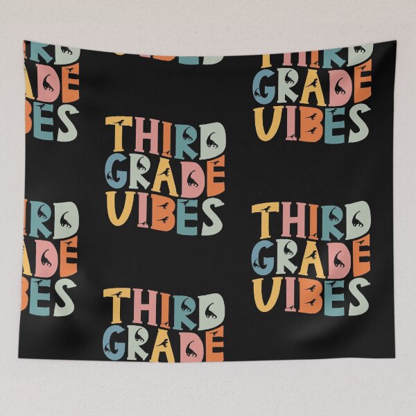 Item preview, Third Grade Vibes Dinosaur - 3rd Grade Vibes - 3rd Grade Team designed and sold by Luvjesus2.