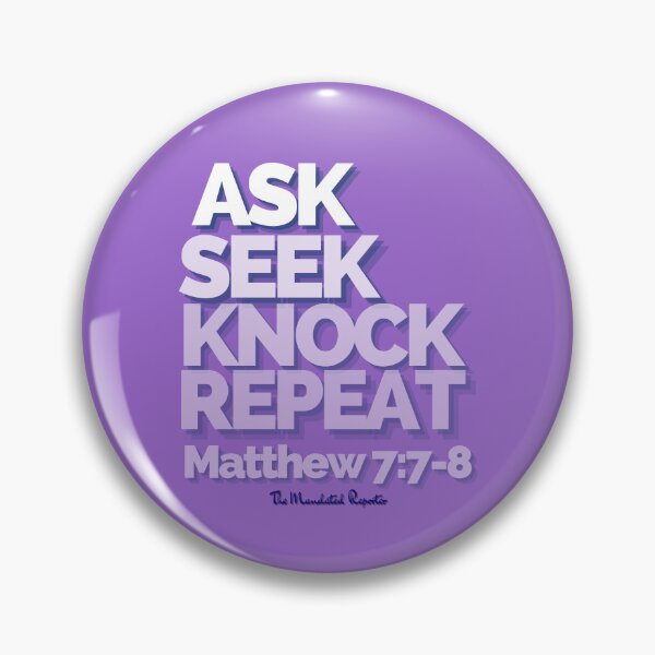 Item preview, Ask Seek, Knock Repeat - Amethyst designed and sold by TheReporter1.