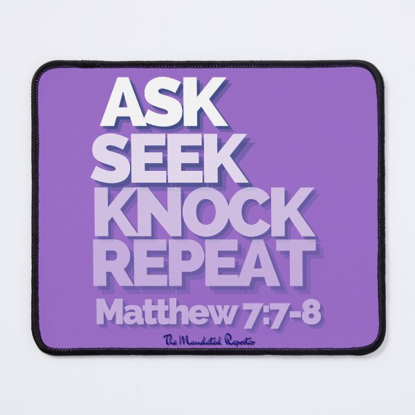 Item preview, Ask Seek, Knock Repeat - Amethyst designed and sold by TheReporter1.