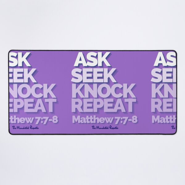 Item preview, Ask Seek, Knock Repeat - Amethyst designed and sold by TheReporter1.