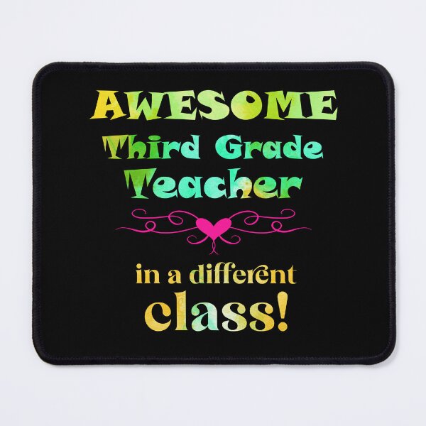 Item preview, AWESOME Third Grade Teacher in a different class designed and sold by captainpeter.
