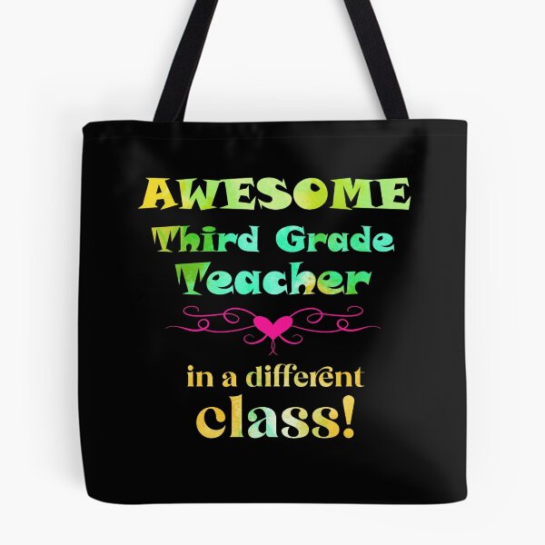 Item preview, AWESOME Third Grade Teacher in a different class designed and sold by captainpeter.