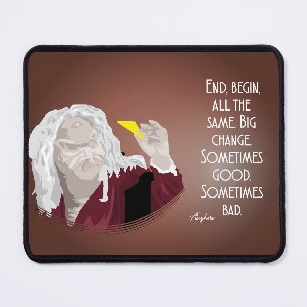 Item preview, End, Begin All The Same. Big Change Sometimes Good. Sometimes Bad. - Aughra - Minimalist Movie Art - Action Horror Film Quote designed and sold by PopCultArcade.