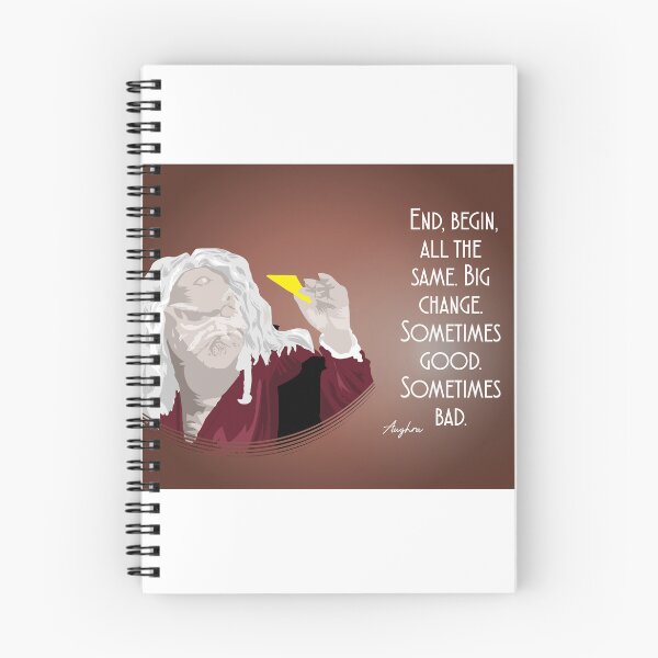 Item preview, End, Begin All The Same. Big Change Sometimes Good. Sometimes Bad. - Aughra - Minimalist Movie Art - Action Horror Film Quote designed and sold by PopCultArcade.