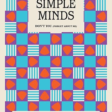 "Simple Minds - Don't You (Single)" Poster for Sale by whiskandb