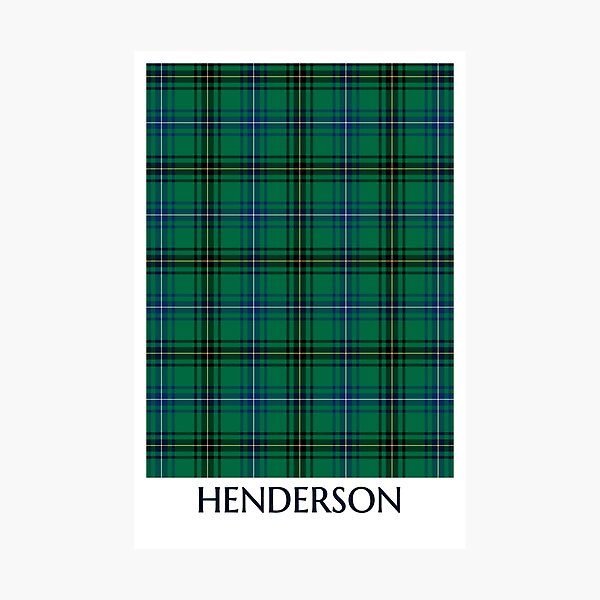 Item preview, Clan Henderson Tartan designed and sold by plaidwerx.