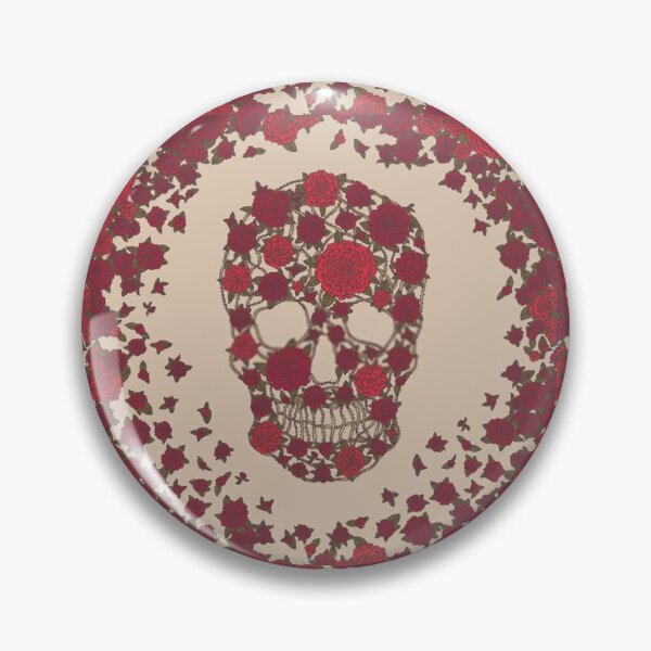 Item preview,   Halloween Scary pattern with red sinister skulls designed and sold by Sayed1897.