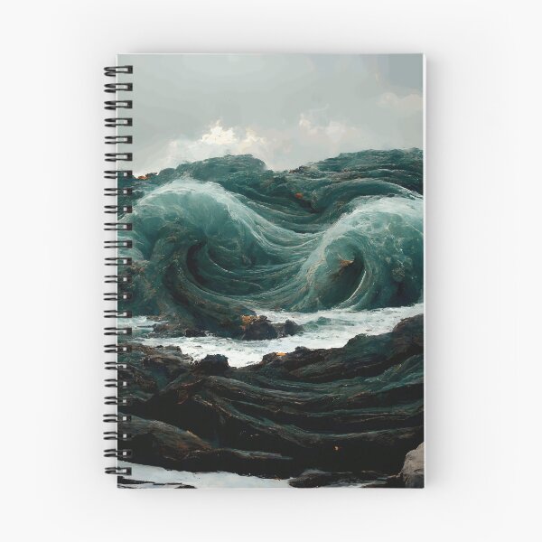 Item preview, Ocean Waves Hitting Rocks designed and sold by john-ess.