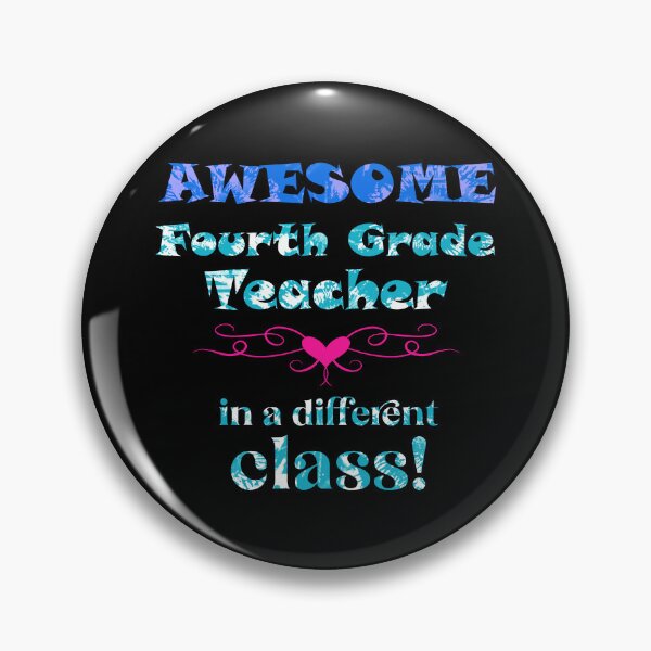 Item preview, AWESOME Fourth Grade Teacher in a different class designed and sold by captainpeter.
